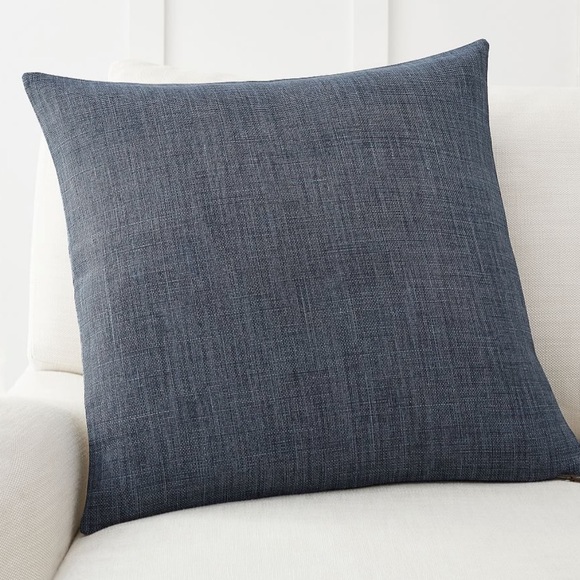 Pottery Barn Accents Set Of 3 Pottery Barn Midnight Blue Belgian